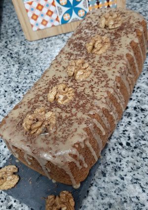 Une photo de Cake noix café