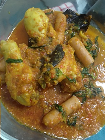 Cara Bikin Ayam pedas bumbu kuning kemangi Irit Anti Gagal