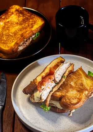 Foto resep Sandwich Dada Ayam