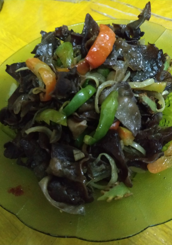 Foto resep Tumis jamur kuping pedas