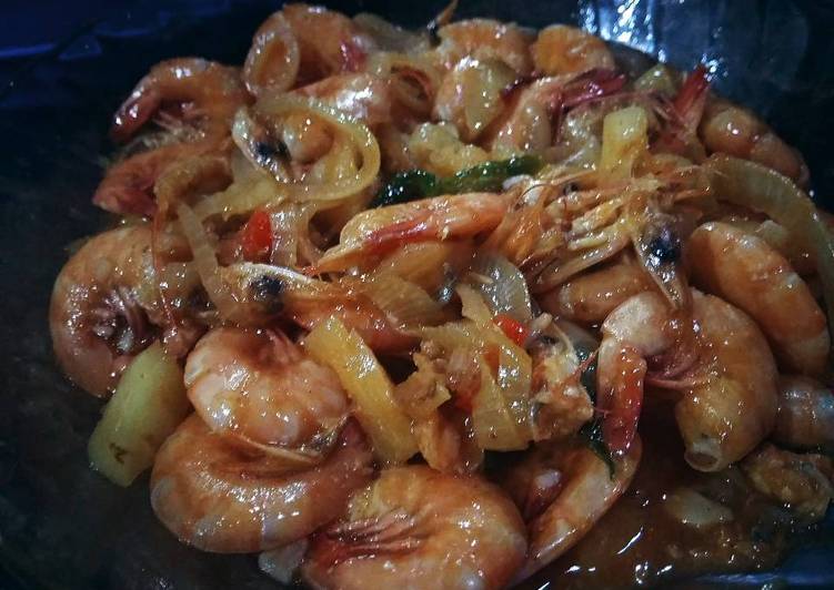 Resep Udang Saus Asam Manis, Bikin Ngiler