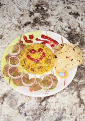 A picture of Jack fruit Kabab.