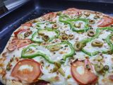 بيتزا الدجاج و الخضار 😍🍕