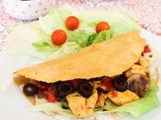 Uma foto de tortilhas frango