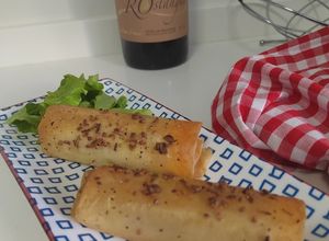 Foto principal de Rollitos filo de salmón en airfryer
