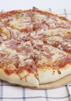 Una foto de Pizza casera