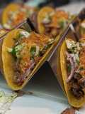 "Hawaiian" pulled pork street tacos