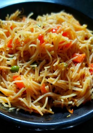 A picture of Vermicelli upma.