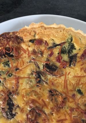 Foto principal de Quiche de acelgas y champiñones