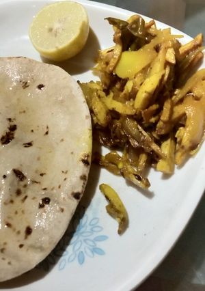 A picture of Arbi ki sabzi.