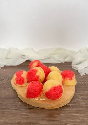 Foto resep Bolu Kukus Merah Putih