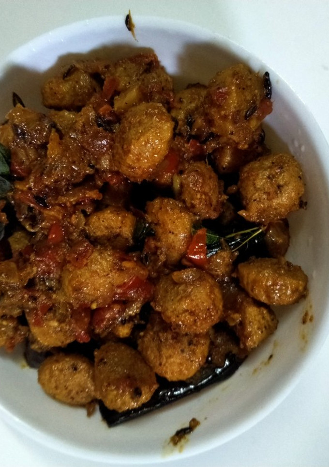 மீல் மேக்கர் மிளகு வறுவல்/ Meal Maker Pepper fry செய்முறை முக்கிய புகைப்படம்