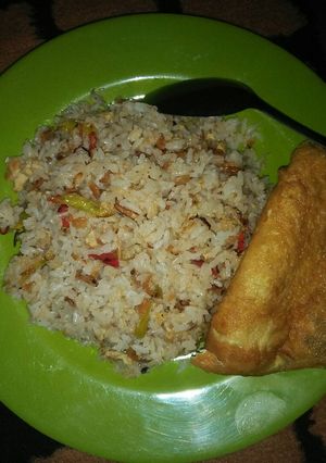 Foto resep Nasi goreng udang rebon simple dan gurih