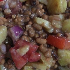 A picture of Rawa chaat.