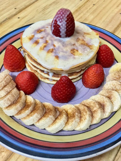 Una foto de Pancakes receta fácil