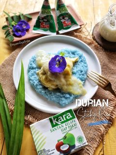Foto resep DURIAN STICKY RICE / KETAN DURIAN