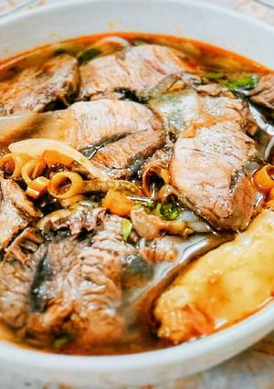 Hình của món Bún bò Huế.