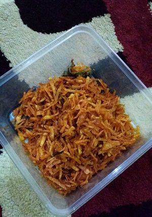 Foto resep Kering kentang pedas manis #5reseppertamaku