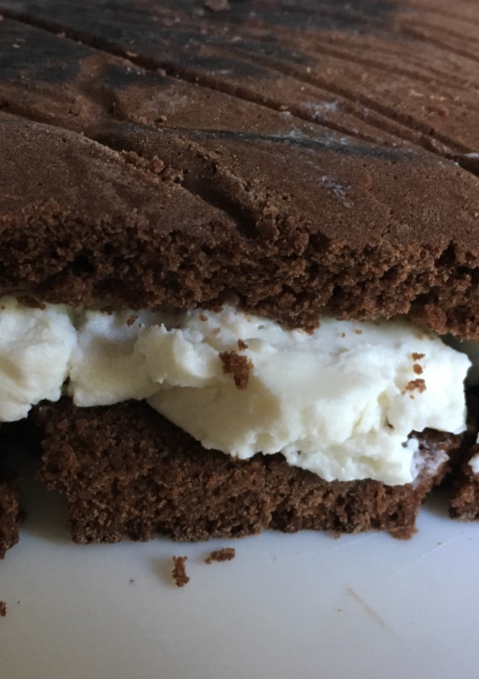 Mentes Kinder tejszelet recept fotója