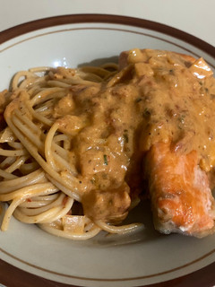 Foto resep Salmon Parma Rosa Pasta