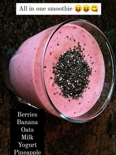 A picture of Oat smoothie.