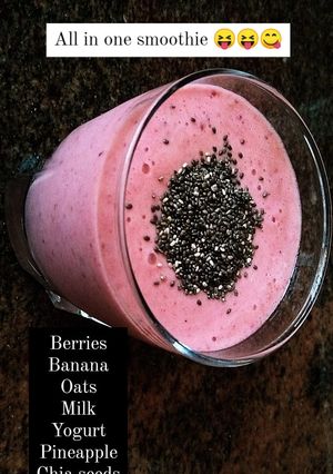 A picture of Oat smoothie.