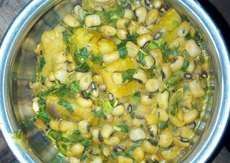 Recipe of Homemade Porridge yam and beans and spinach Cooking Basics for Newbies