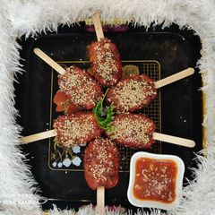 A picture of Spicy mix vegetable lolipop.