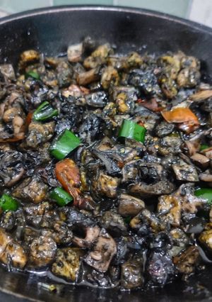 Foto resep Tumis Cumi Hitam & Tahu