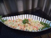 A picture of cabbage potato salad