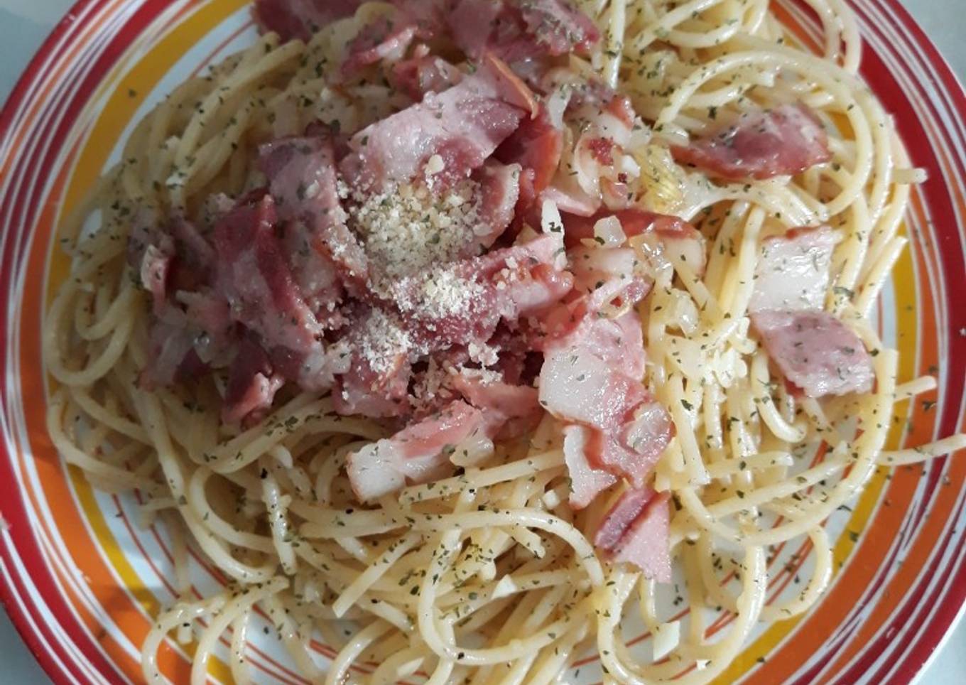 Bacon Spagetti Aglio e Olio