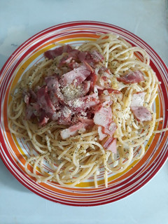 Foto resep Bacon Spagetti Aglio e Olio