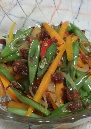 Foto resep Tumis Kornet Wortel Buncis