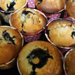 A picture of Best Blueberries Muffins.