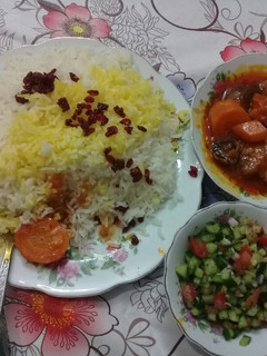 عکسی از دستور چلو مرغ