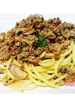 รูปของ สปาเก็ตตี้ลาบหมู