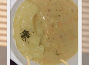 Foto resep MPASI 8m+ mashed potatoes with chicken corn creamy soup