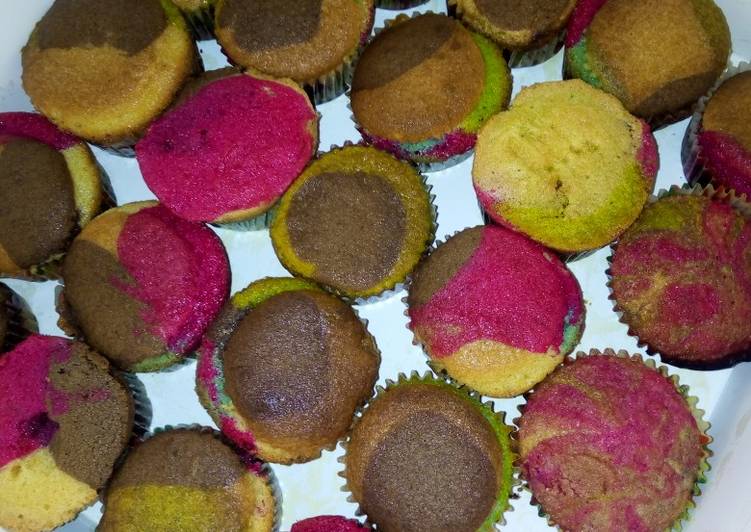 How to Make Appetizing Rainbow cup cake # kano