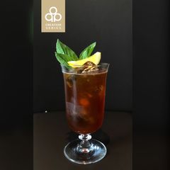 A picture of Strawberry iced tea.