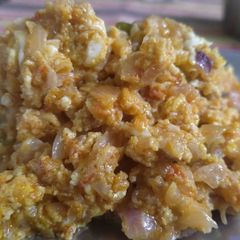 A picture of Egg bhurji.