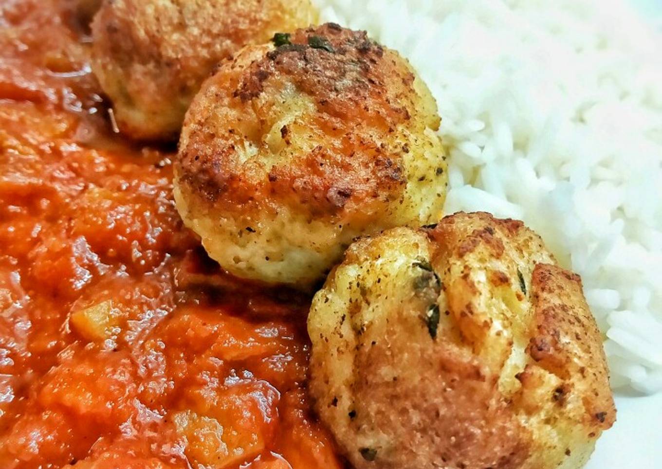 Albóndigas de pollo o balones del mundial 😄
