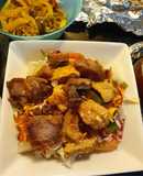 Yuca con chicharrón!!!
