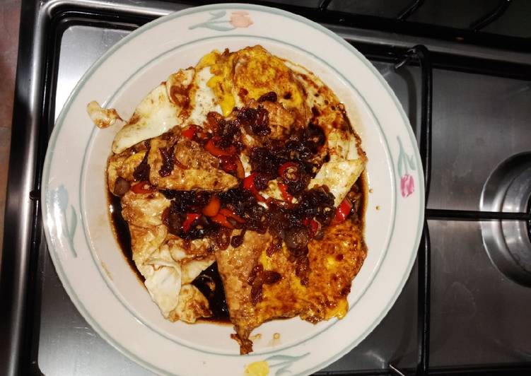 Telor mata sapi pedas manis