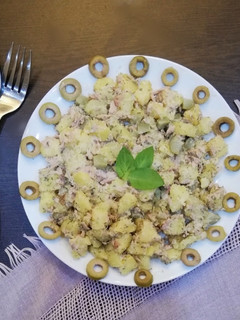 عکسی از دستور سالاد تن ماهی😍
