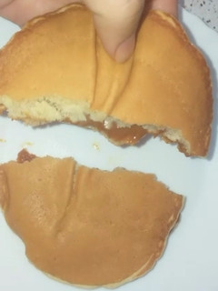 Una foto de Dorayakis con dulce de leche