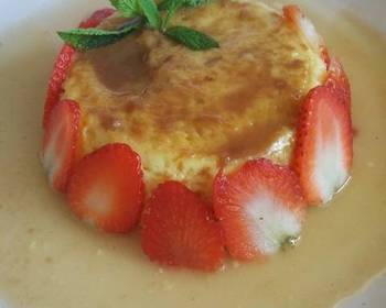 The New Way Cooking Recipe Eggless Caramalized Custard Delicious Nutritious