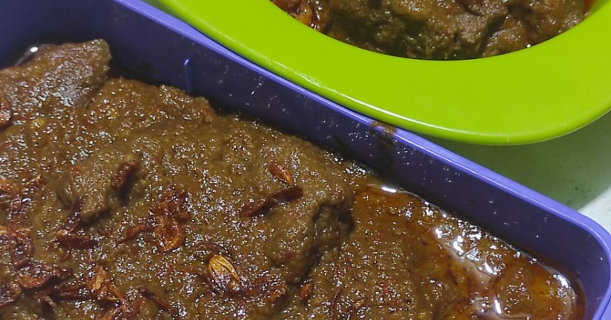 RENDANG DAGING SAPI KHAS LEBARAN IDUL FITRI (Versi TIDAK PEDAS)