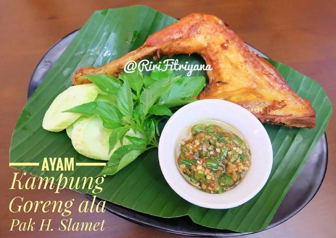 Resep: Ayam Kampung Goreng ala Pak H Slamet Enak Dan Mudah