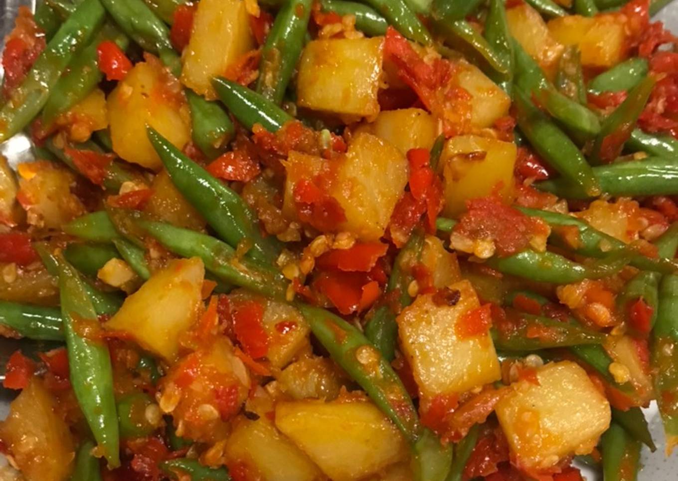 Sambal goreng kentang buncis
