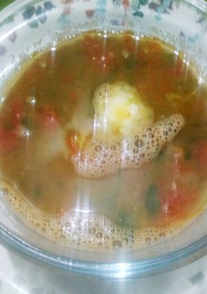 পালং ডাল স্যুপ (palong dal soup recipe in Bengali) রেসিপির প্রধান ছবি